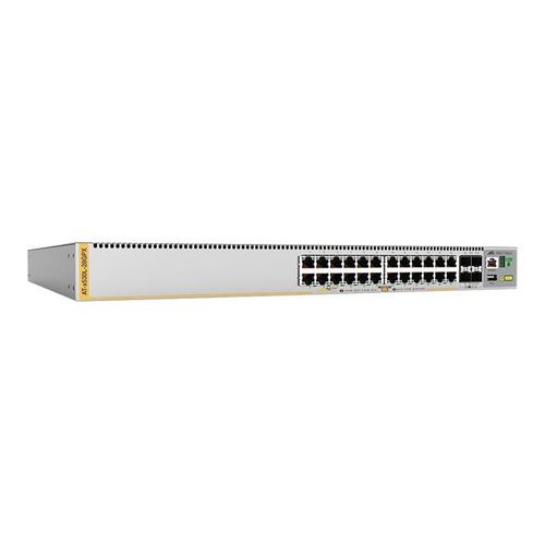 Allied Telesis AT x530L-28GPX - Commutateur - C3 - Géré - 24 x 10/100/1000 (PoE+) + 4 x 1 gigabit/10 gigabit SFP+ (liaison montante) - Montable sur rack - PoE+ (740 W)