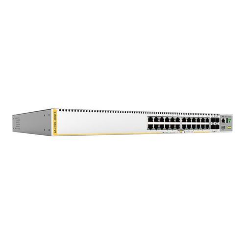 Allied Telesis AT X530L-28GTX - Commutateur - C3 - Géré - 24 x 10/100/1000 (PoE+) + 4 x 1 gigabit/10 gigabit SFP+ (liaison montante) - Montable sur rack