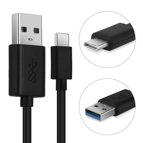 Câble Data pour Leagoo KIICAA MIX - 1m, 3A Câble USB, noir