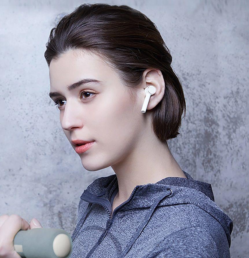 Xiaomi MI True Wireless Earphones - Ecouteurs Bluetooth intra-auriculaires avec micro - Suppresseur de bruit actif - blanc image 6 | Rakuten