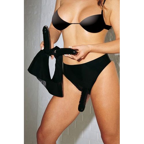 Godes Slip Latex L Noir