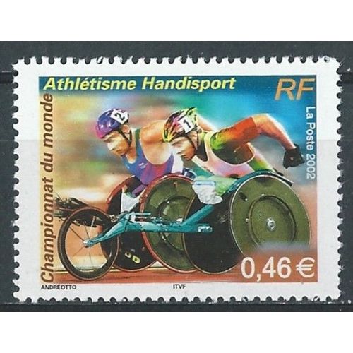 Championnat Du Monde D'athlétisme Handisport Au Stadium Lille Métropole 2002 Neuf** N° 3495