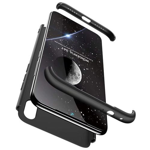 Coque Bumper Etui Samsung Galaxy A71 Intégral Avec Film Protection Écran Verre Trempé. Couleur Noir - Accessoire Pochette Case Xeptio