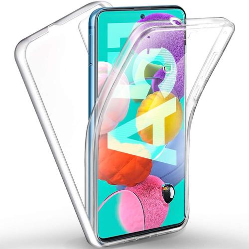 Coque 360 Degrés Samsung Galaxy A71 Protection Intégrale Arrière Pc Case Et Avant Tpu Transparente Smartphone 2019 / 2020 - Accessoires Pochette Exceptional Case Galaxy A71