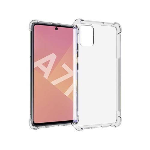 Coque Samsung Galaxy A71 Souple Transparente Flexible Bumper En Gel Tpu Silicone Invisible Antichoc Avec Bords Renforcés Nouvel Galaxy A71 2019 / 2020 - Accessoires Pochette Case