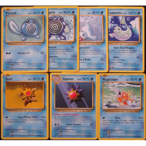 Lot De 7 Cartes Eau - Evolutions
