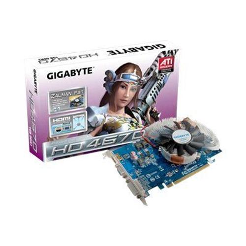 Gigabyte GV-R467ZL-1GI - Carte graphique - Radeon HD 4670 - 1 Go DDR3 - PCIe 2.0 x16 - DVI, D-Sub, HDMI