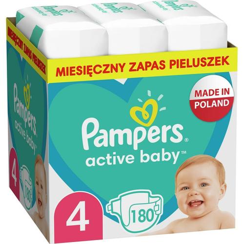 Pampers Active Baby Monthly Pack Boy/Girl 4 180 Pc(S)