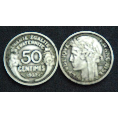 Pièce Française 50 Cts 1932