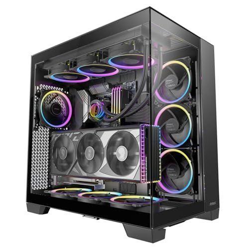 Antec Constellation Series C8 - FT - ATX étendu - panneau latéral fenêtré (verre trempé) - pas d'alimentation (ATX) - USB/Audio