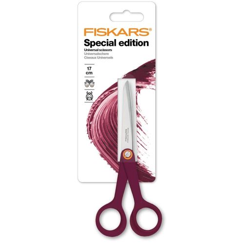 Ciseaux FISKARS Inspiration Droitiers et Gauchers Coloris Violet 17cm