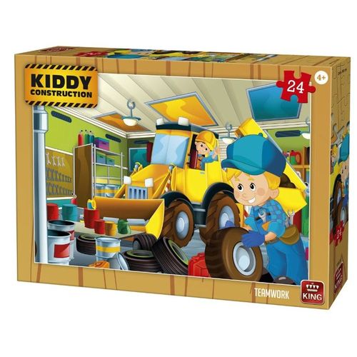 Puzzle 24 Pièces Kiddy Construction - Teamwork