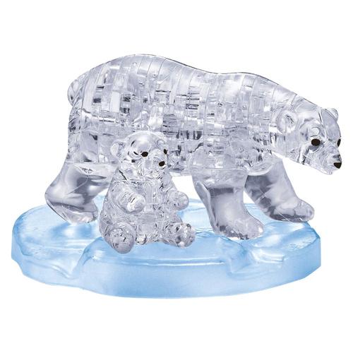 Puzzle 40 Pièces 3d Crystal Puzzle - Ours Et Ourson