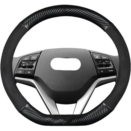 E E Couvre Volant Voiture Pour Hyundai Kona Os 2017-2022, 38cm Imperméable Antidérapant Housses Volant Voiture Style Intérieur Accessoires,E