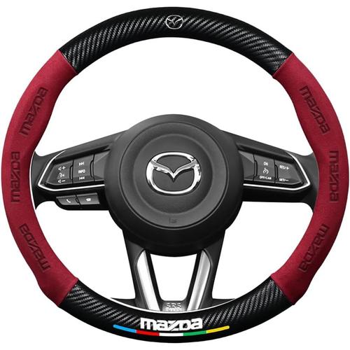 B B Couvre Volant Voiture Pour Mazda Mx-5 Rf Nd Mx5, 38cm Imperméable Antidérapant Housses Volant Voiture Style Intérieur Accessoires,B