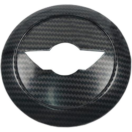 Motif Carbone Motif Carbone Mini R50 R52 R53 Décoration Du Volant, Capuchon De Garniture De Couvre-Volant Pour Mini Cooper One/S/Jcw Série R R50 R52 R53 2002-2006(Motif Carbone)