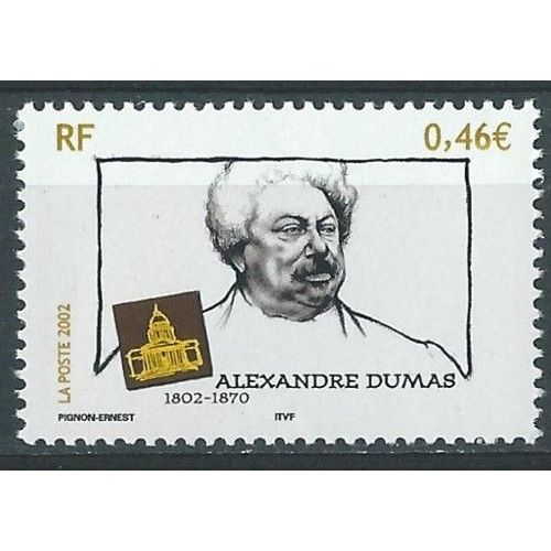 Bicentenaire De La Naissance De L'écrivain Alexandre Dumas 2002 Neuf** N° 3536