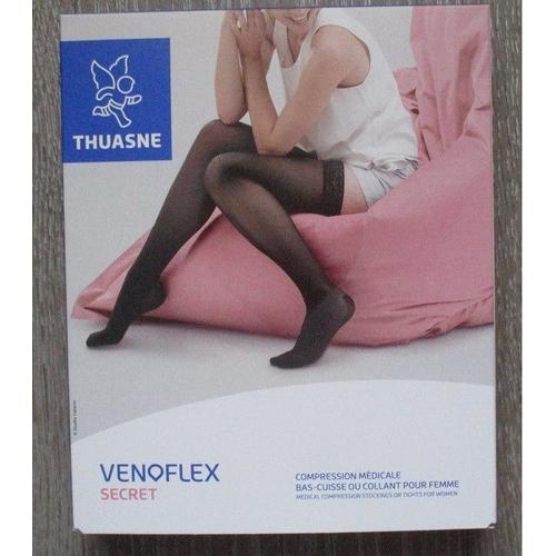 Collants De Contention 2, Thuasne Venoflex Secret, Beige Doré, Taille 3l, Neufs.