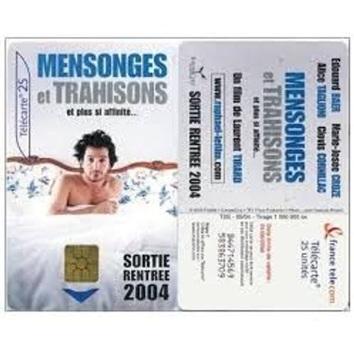 Télécarte Mensonges Et Trahisons