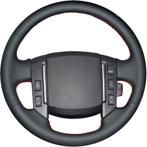 Couvre Volant Pour Land Rover Freelander 2 2007 2008 2009 2010 2011 2012-2018, Couverture De Volant De Voiture En Cuir Cousu Main, Housse De Volant De Voiture Respirant Et Antidérapant Caches Volant