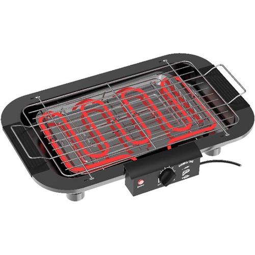 Ensembles d'ustensiles pour barbecue Grillaire électrique intérieur avec poêlage en acier inoxydable et filet de la fumée sans fumée sans fumée de fumée 2000W chauffage rapide détachable facile à nett