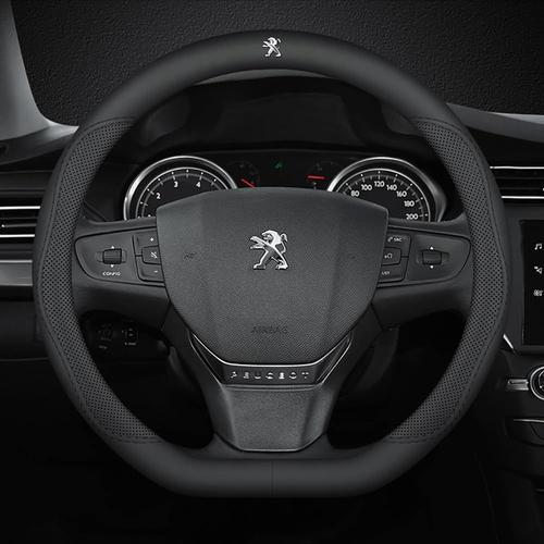 C C Couvre Volant Voiture, Pour Peugeot 508 I Sw 2014-2018 Résistant Antidérapant Housse Décorative Accessoires Decoration Interieur,C