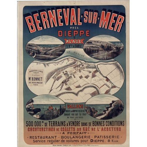 Affiche Berneval Sur Mer