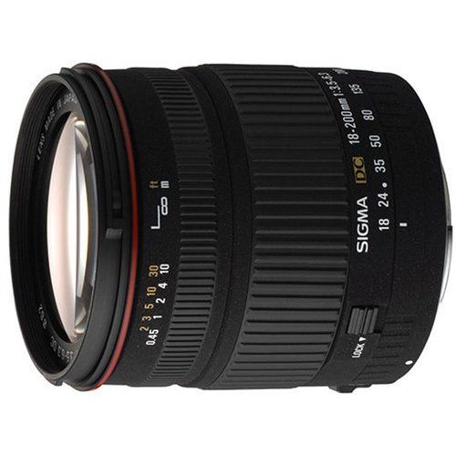 Objectif Sigma - Fonction Zoom - 18 mm - 200 mm - f/3.5-6.3 DC - Nikon F