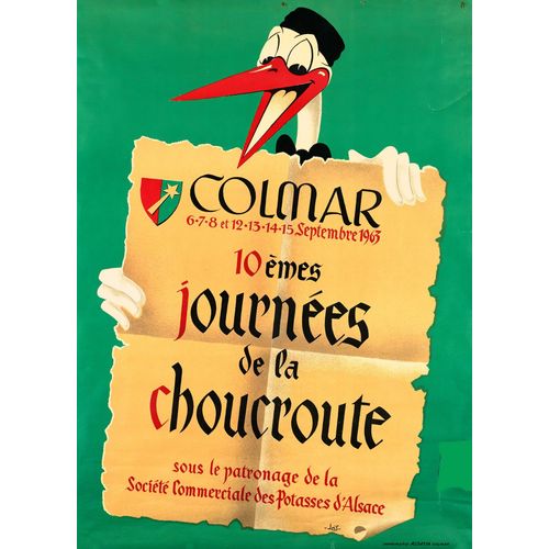 Affiche 10 Ème Journée De La Choucroute Colmar