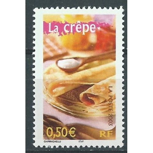 Portraits De Régions, La France À Vivre. La Crêpe 2003 Neuf** N° 3566