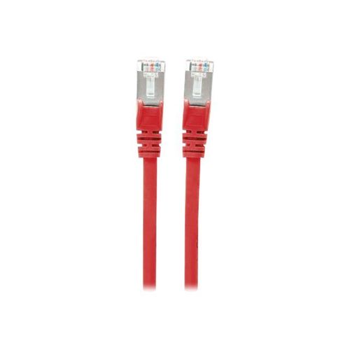 Intellinet Network Patch Cable, Cat7 Cable/Cat6A Plugs, 2m, Red, Copper, S/FTP, LSOH / LSZH, PVC, RJ45, Gold Plated Contacts, Snagless, Booted, Lifetime Warranty, Polybag - Câble réseau - RJ-45...