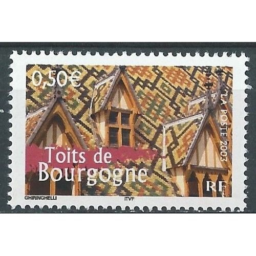 Portraits De Régions, La France À Voir. Toits De Bourgogne 2003 Neuf** N° 3597