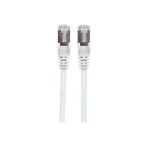 Intellinet Network Patch Cable, Cat6, 10m, White, Copper, S/FTP, LSOH / LSZH, PVC, RJ45, Gold Plated Contacts, Snagless, Booted, Lifetime Warranty, Polybag - Cordon de raccordement - RJ-45 (M)...