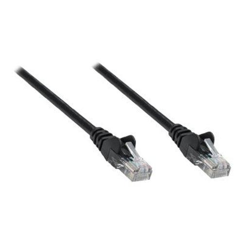 Intellinet Network Patch Cable, Cat6, 0.25m, Black, Copper, S/FTP, LSOH / LSZH, PVC, RJ45, Gold Plated Contacts, Snagless, Booted, Lifetime Warranty, Polybag - Cordon de raccordement - RJ-45 (M)...