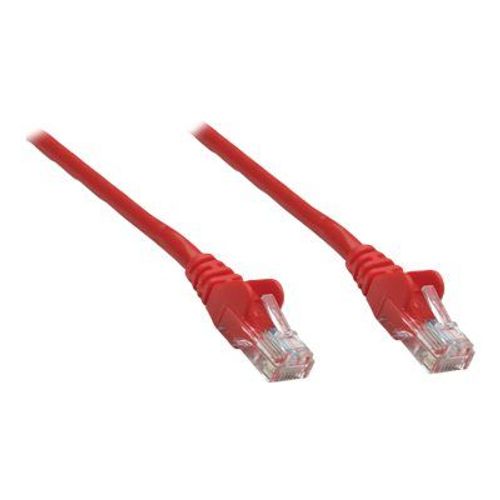Intellinet Network Patch Cable, Cat6, 0.25m, Red, Copper, S/FTP, LSOH / LSZH, PVC, RJ45, Gold Plated Contacts, Snagless, Booted, Lifetime Warranty, Polybag - Cordon de raccordement - RJ-45 (M)...