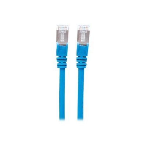 Intellinet Network Patch Cable, Cat6A, 5m, Blue, Copper, S/FTP, LSOH / LSZH, PVC, RJ45, Gold Plated Contacts, Snagless, Booted, Lifetime Warranty, Polybag - Cordon de raccordement - RJ-45 (M)...