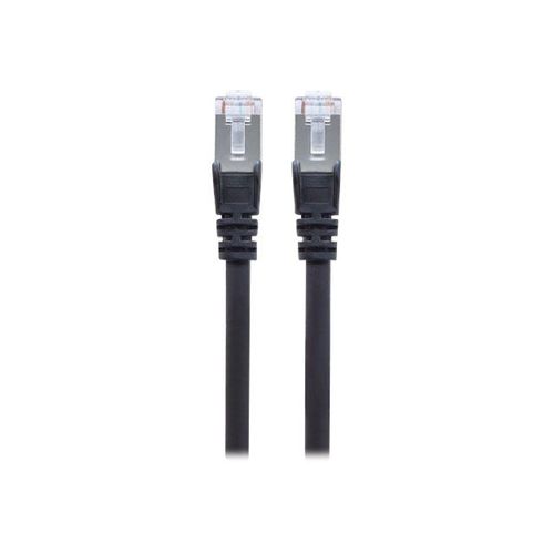 Intellinet Network Patch Cable, Cat6A, 5m, Black, Copper, S/FTP, LSOH / LSZH, PVC, RJ45, Gold Plated Contacts, Snagless, Booted, Lifetime Warranty, Polybag - Cordon de raccordement - RJ-45 (M)...