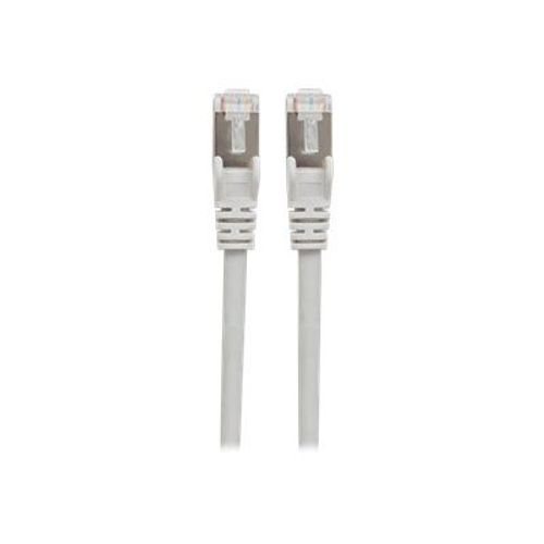 Intellinet Network Patch Cable, Cat7 Cable/Cat6A Plugs, 7.5m, Grey, Copper, S/FTP, LSOH / LSZH, PVC, RJ45, Gold Plated Contacts, Snagless, Booted, Lifetime Warranty, Polybag - Cordon de...