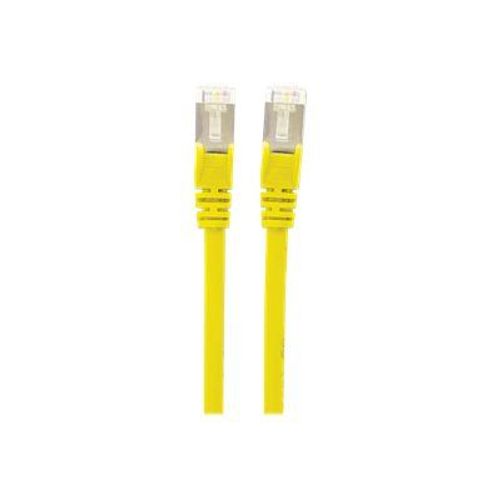 Intellinet Network Patch Cable, Cat7 Cable/Cat6A Plugs, 15m, Yellow, Copper, S/FTP, LSOH / LSZH, PVC, RJ45, Gold Plated Contacts, Snagless, Booted, Lifetime Warranty, Polybag - Câble réseau -...