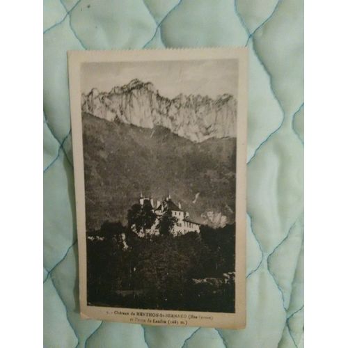 Carte Postale Sur Le Château De Menthon Saint Bernard