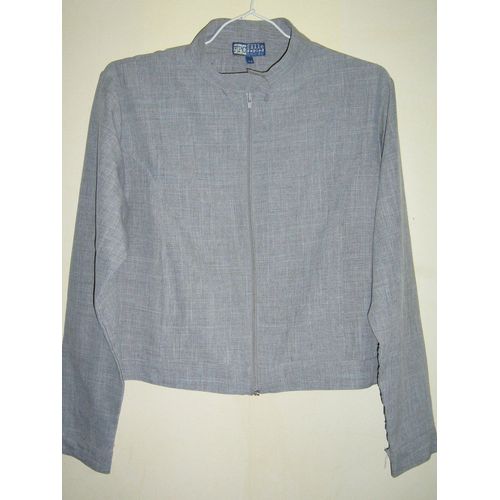 Veste Courte Grise Fille De Pied En Cap