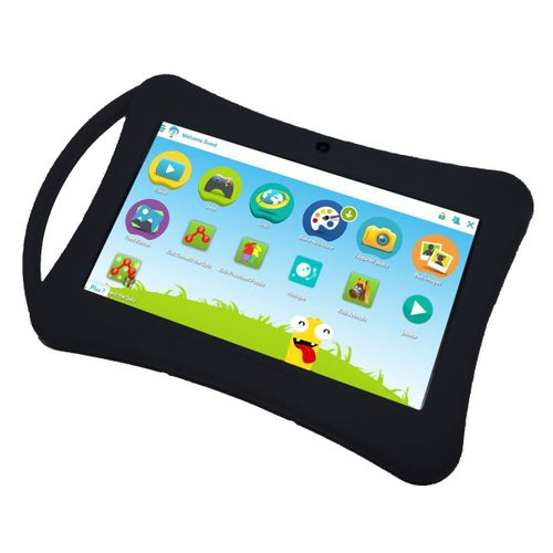 Coque Tablette 7 Pouces Protection Silicone Souple Universelle Pour Enfant Noir Yonis