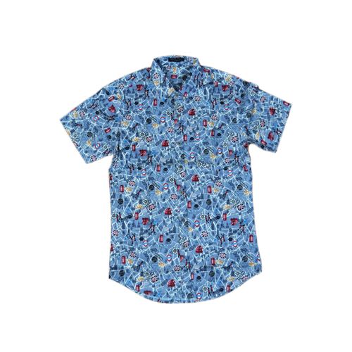Chemise Imprimee Motifs Londres - London - Royaume Un - Uk