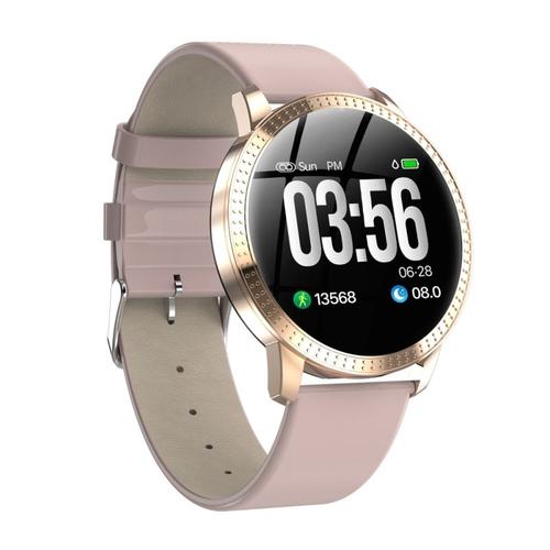 Montre Connectée Femme iOs Android Smartwatch Sport Cardio Rose