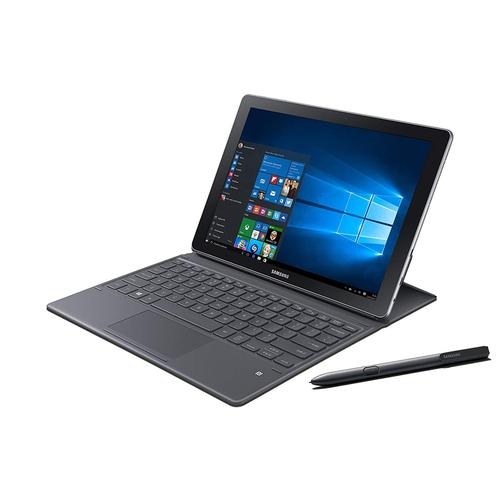 Samsung Galaxy Book - Tablette - avec clavier QWERTY détachable - Core i5  7200U / 2.5 GHz - Windows 10 Home - 4 Go RAM - 128 Go SSD - 12 OLED Super  AMOLED écran tactile 2160 x 1440 (Full HD Plus)