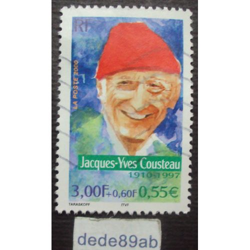 France.. Jean-Yves Cousteau (1910-1997) Oblitéré