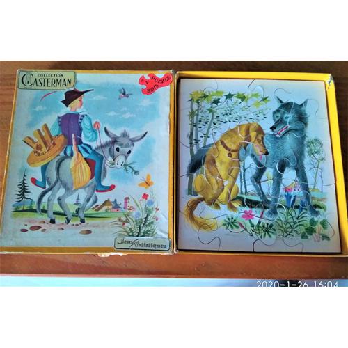 3 Puzzle Bois Anciens Contes De Grimm N° Collection Casterman 127 Jouet Bois Casterman Vieux Jouet Vintage Collector