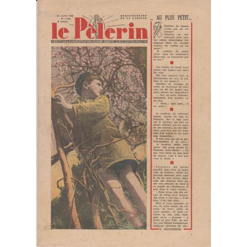 Le Pèlerin N°3 429 25 Juillet 1948 Au Plus Petit...