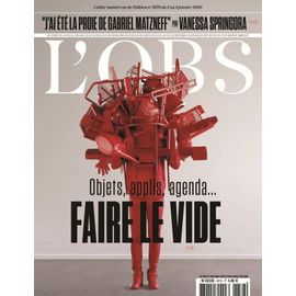 Le Nouvel Observateur L'obs 2878 Faire Le Vide