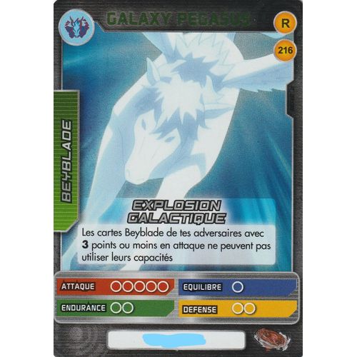 Carte - Beyblade Battle Card Collection - Serie 2 - R 216 - Galaxy Pegasus